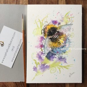 Read more about the article Bumblebee painting by Artist Sophie