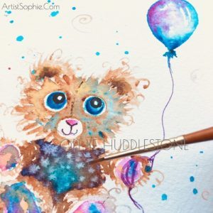 Read more about the article Teddy Bear painting by Artist Sophie