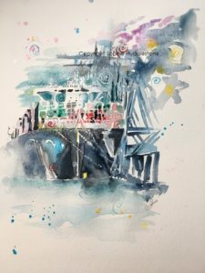 Read more about the article Boat painting by Artist Sophie