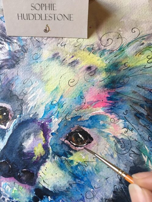 Koala Bear painting by Artist Sophie