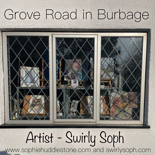 Art studio in Burbage Hinckley Artist Swirly Soph Sophie Huddlestone 2022.500