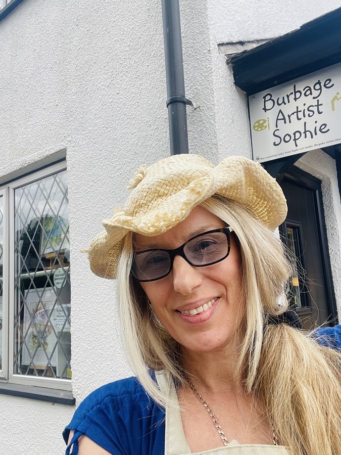 Burbage Artist Sophie art studio swirlysoph.com 675.900.2026