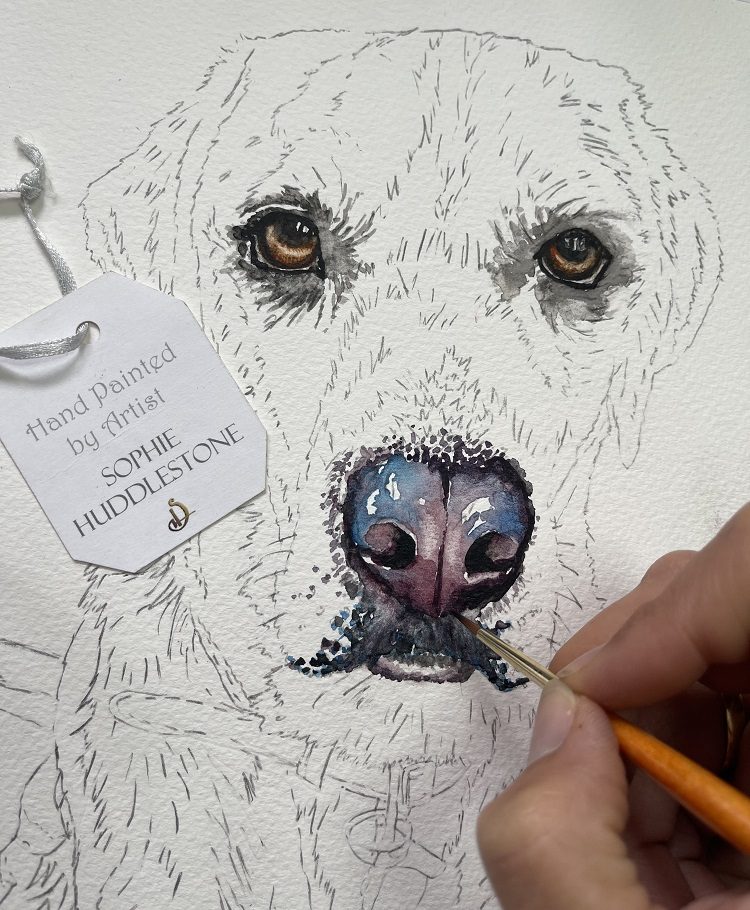 pet commissions painted by burbage artist sophie