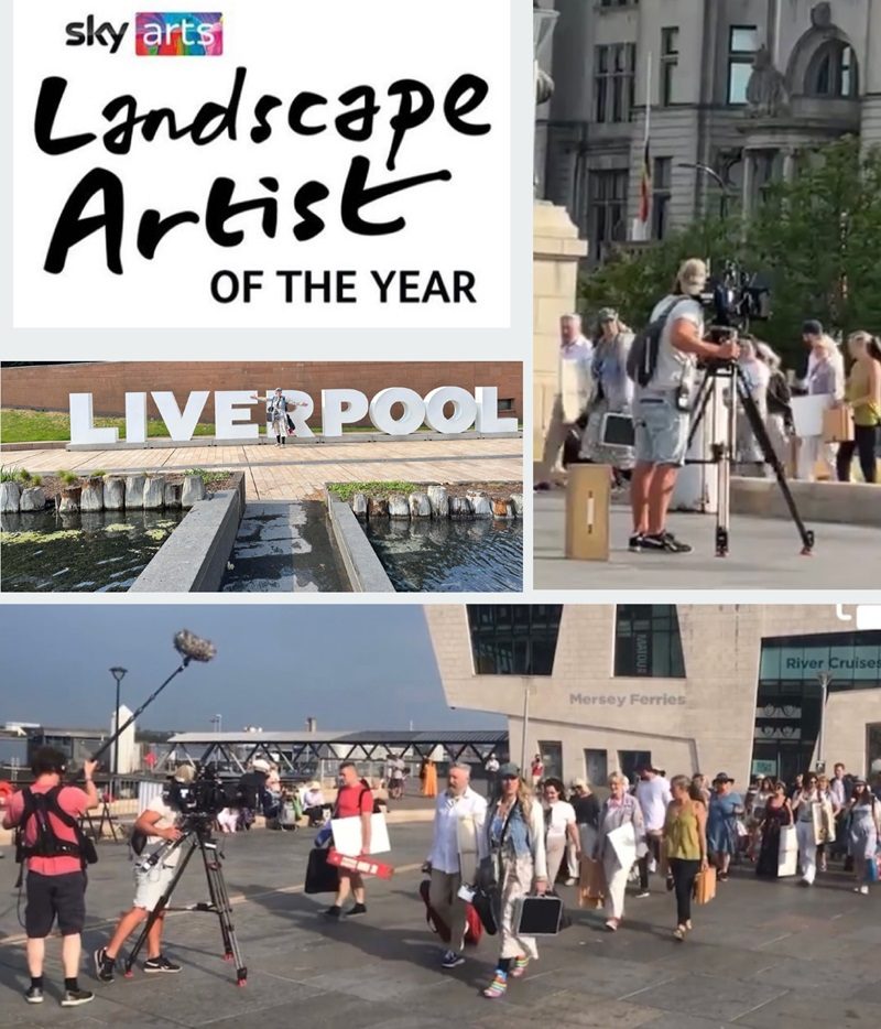wildcard on landscape artist of the year LAOTY Liverpool the three graces